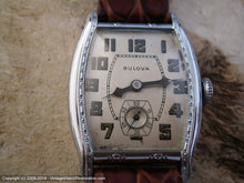 Load image into Gallery viewer, Rare Bulova Lindbergh Lone Eagle in Original Presentation Box, Manual, 27x36.5mm