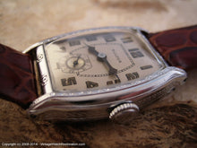 Load image into Gallery viewer, Rare Bulova Lindbergh Lone Eagle in Original Presentation Box, Manual, 27x36.5mm