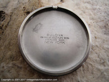 Load image into Gallery viewer, Bulova Early Model in Horned Case with Original Dial, Manual, 29mm