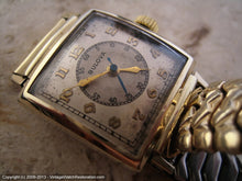 Load image into Gallery viewer, Bulova Square Doctor's Watch with Original Two Tone Dial, Manual, 25x25mm