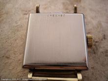 Load image into Gallery viewer, Bulova Square Doctor's Watch with Original Two Tone Dial, Manual, 25x25mm