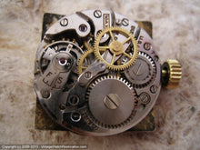 Load image into Gallery viewer, Bulova Square Doctor's Watch with Original Two Tone Dial, Manual, 25x25mm