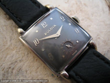Load image into Gallery viewer, Sweet Slate Gray Dial Square Bulova, Manual, 25x25mm