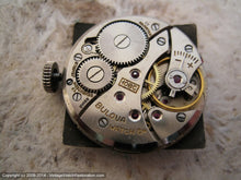 Load image into Gallery viewer, Sweet Slate Gray Dial Square Bulova, Manual, 25x25mm