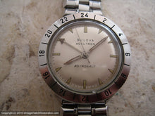 Load image into Gallery viewer, Bulova Accutron Astronaut and Original Signed Bracelet, Electric, Huge 38mm