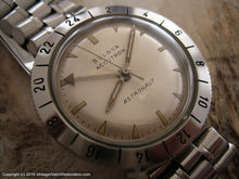 Load image into Gallery viewer, Bulova Accutron Astronaut and Original Signed Bracelet, Electric, Huge 38mm