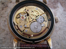 Load image into Gallery viewer, Bold and Beautiful Bulova Whale Model with Decorative Roman Dial, Manual, 33mm