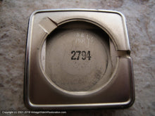 Load image into Gallery viewer, Rounded Square Bulova with Amber Crystal, Automatic, 27x25.5mm