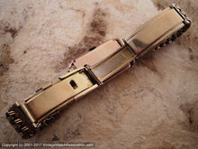 Load image into Gallery viewer, Bulova Copper Dial in Rounded Edge Deco Rose Gold Case, Manual, 22x35mm