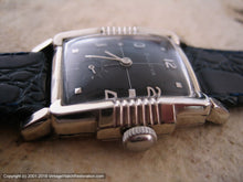 Load image into Gallery viewer, Bulova 'Princeton' with Black Dial and Cross Hair Desig, Manual, 26.5x37.5mm