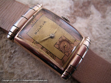 Load image into Gallery viewer, Bulova Two-Tone Dial in Rose-Gold Deco Case (OC1), Manual, 21.5x33m