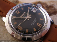 Load image into Gallery viewer, Pre-Snorkel 666 Ft Bulova Black Dial Diver with Date, Automatic, Large 35.5