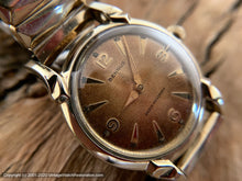 Load image into Gallery viewer, Benrus Perfect Coppery Aged Dial, Turned Lugs, Manual, 32.5mm