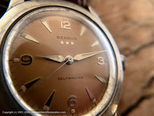 Load image into Gallery viewer, Benrus Original Coppery-Brown Dial, 3-Star, Automatic, 34mm