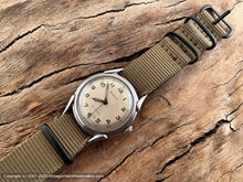 Load image into Gallery viewer, Benrus Military Patina Dial Curved Lugs, Cal BH11, Manual, 31.5mm