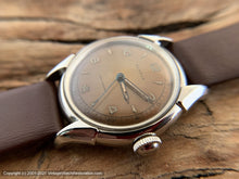 Load image into Gallery viewer, Benrus Magnificent Deep Copper Dial, Applied Lume Numbers, Second Track Marker, Manual, 32.5mm