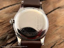 Load image into Gallery viewer, Benrus Magnificent Deep Copper Dial, Applied Lume Numbers, Second Track Marker, Manual, 32.5mm