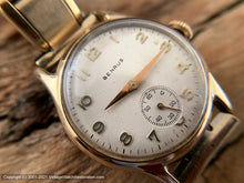 Load image into Gallery viewer, Benrus White Dial and Original Kreisler Bracelet with Box , Manual, 30mm