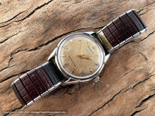 Load image into Gallery viewer, Benrus 3-Gold Star, Warm Light Mustard Patina Dial, Automatic, 32mm