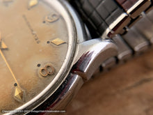 Load image into Gallery viewer, Benrus 3-Gold Star, Warm Light Mustard Patina Dial, Automatic, 32mm
