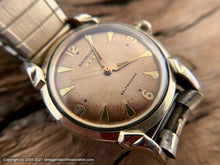 Load image into Gallery viewer, Benrus  3-Star Magnificent Copper Patina Dial in Bold Case with Turned Lugs, Automatic, 32.5mm