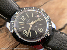 Load image into Gallery viewer, Buler Calendar Divers with Black Dial and Rotating Bezel Ring, Manual, 38.5mm