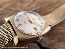 Load image into Gallery viewer, Bulova 'Oceanographer 333 Feet' with Date in Brushed Case and Bulova Signed Mesh Bracelet, Automatic, 36.5x42mm Automatic, Large 36.5x42mm