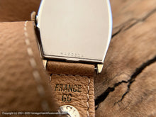 Load image into Gallery viewer, Bulova 17 Jewels Tonneau Gem with Pigskin Strap, Manual, 27.5x36.5mm