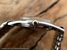 Load image into Gallery viewer, Bulova 23 Jewels Two Tone Silver Dial, Perfect Lumed Hands in Incabloc Case, Automatic, 33.5mm