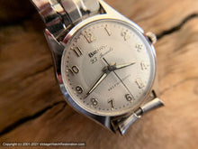 Load image into Gallery viewer, Bulova 23 Jewels Two Tone Silver Dial, Perfect Lumed Hands in Incabloc Case, Automatic, 33.5mm