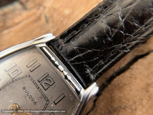 Load image into Gallery viewer, Bulova 'The Ambassador' 1930 Art Deco Inlaid Tonneau Case, Manual, 32x37mm
