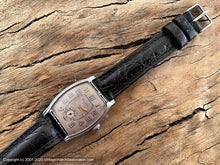 Load image into Gallery viewer, Bulova 'The Ambassador' 1930 Art Deco Inlaid Tonneau Case, Manual, 32x37mm