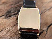 Load image into Gallery viewer, Bulova Mellow Yellow Dial in Stepped Decorative Art Deco Case, c.1934, Manual, 25x35mm