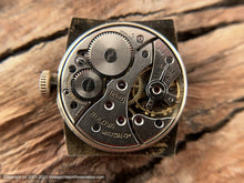 Load image into Gallery viewer, Bulova Large Decorative Tonneau Case and Scripty Numerals and Shark Strap , Manual, 25.5x39mm