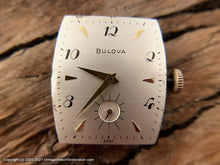 Load image into Gallery viewer, Bulova Large Decorative Tonneau Case and Scripty Numerals and Shark Strap , Manual, 25.5x39mm