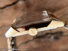 Load image into Gallery viewer, Bulova Tonneau Case with Quadrant Glass Crystal, Manual, 26.5x37.5mm