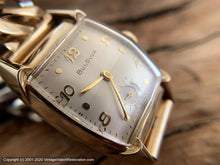 Load image into Gallery viewer, Bulova Tonneau Case with Quadrant Glass Crystal, Manual, 26.5x37.5mm