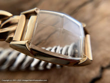 Load image into Gallery viewer, Bulova Tonneau Case with Quadrant Glass Crystal, Manual, 26.5x37.5mm