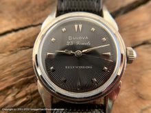 Load image into Gallery viewer, Bulova 23 Jewel Black Dial with Sunburst, Automatic, 31mm