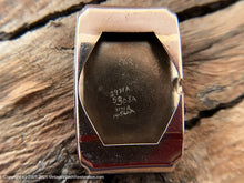 Load image into Gallery viewer, Bulova Copper Dial in a 14K Rose-Gold Rectangular Case, Manual, 21.5x39mm