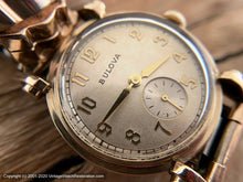 Load image into Gallery viewer, Bulova c.1949 Silver Dial with Germanic Deco Numbers, Manual, 30.5mm