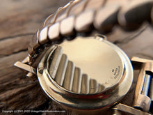 Load image into Gallery viewer, Bulova c.1949 Silver Dial with Germanic Deco Numbers, Manual, 30.5mm
