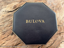Load image into Gallery viewer, Bulova NOS Perfect Original Silver Dial in Octagonal Case, with Original Box, Manual, 27x35mm