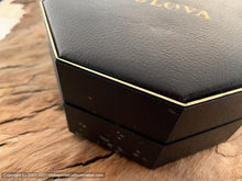 Load image into Gallery viewer, Bulova NOS Perfect Original Silver Dial in Octagonal Case, with Original Box, Manual, 27x35mm