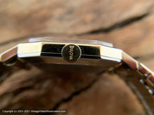 Load image into Gallery viewer, Bulova NOS Perfect Original Silver Dial in Octagonal Case, with Original Box, Manual, 27x35mm