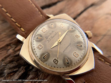 Load image into Gallery viewer, Bulova 'President' Asymmetrical Shield Case with Patina, Manual, 32x37mm