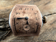 Load image into Gallery viewer, Bulova Tonneau Case Copper Patina Dial, Manual, 26x38mm