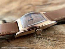 Load image into Gallery viewer, Bulova Tonneau Case Copper Patina Dial, Manual, 26x38mm