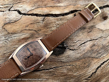 Load image into Gallery viewer, Bulova Tonneau Case Copper Patina Dial, Manual, 26x38mm