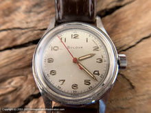 Load image into Gallery viewer, Bulova Original Silver Dial with Applied Numbers, Detailed Second Ticks & Red Sweep Second Hand, Manual, 31mm